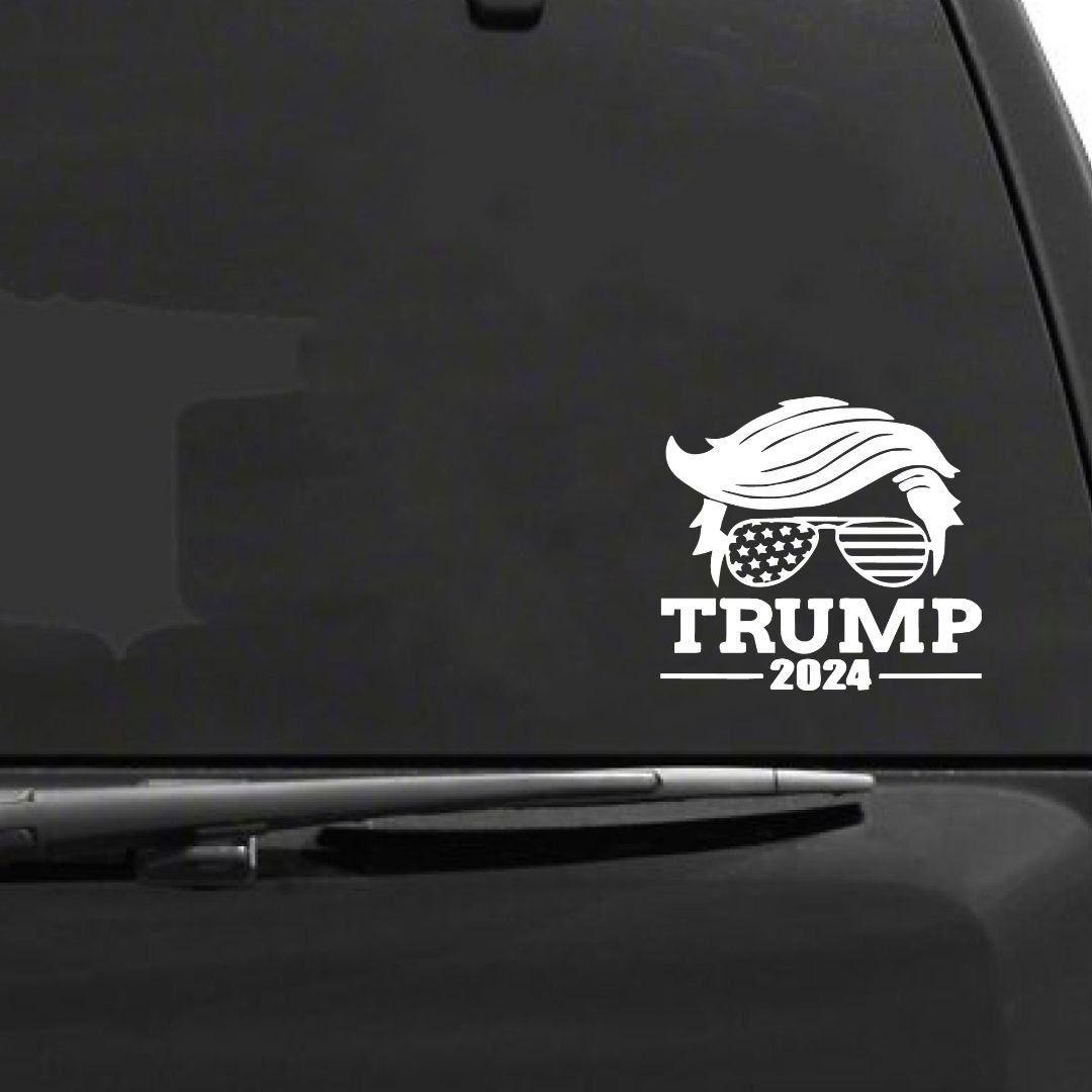 2024 Car Decal applied to rear window of SUV