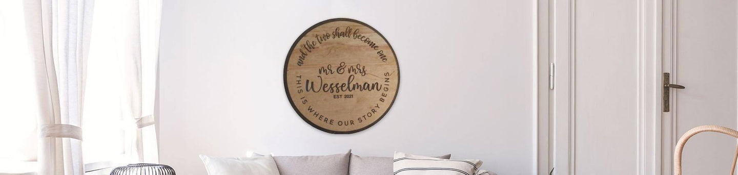 wedding design in living room