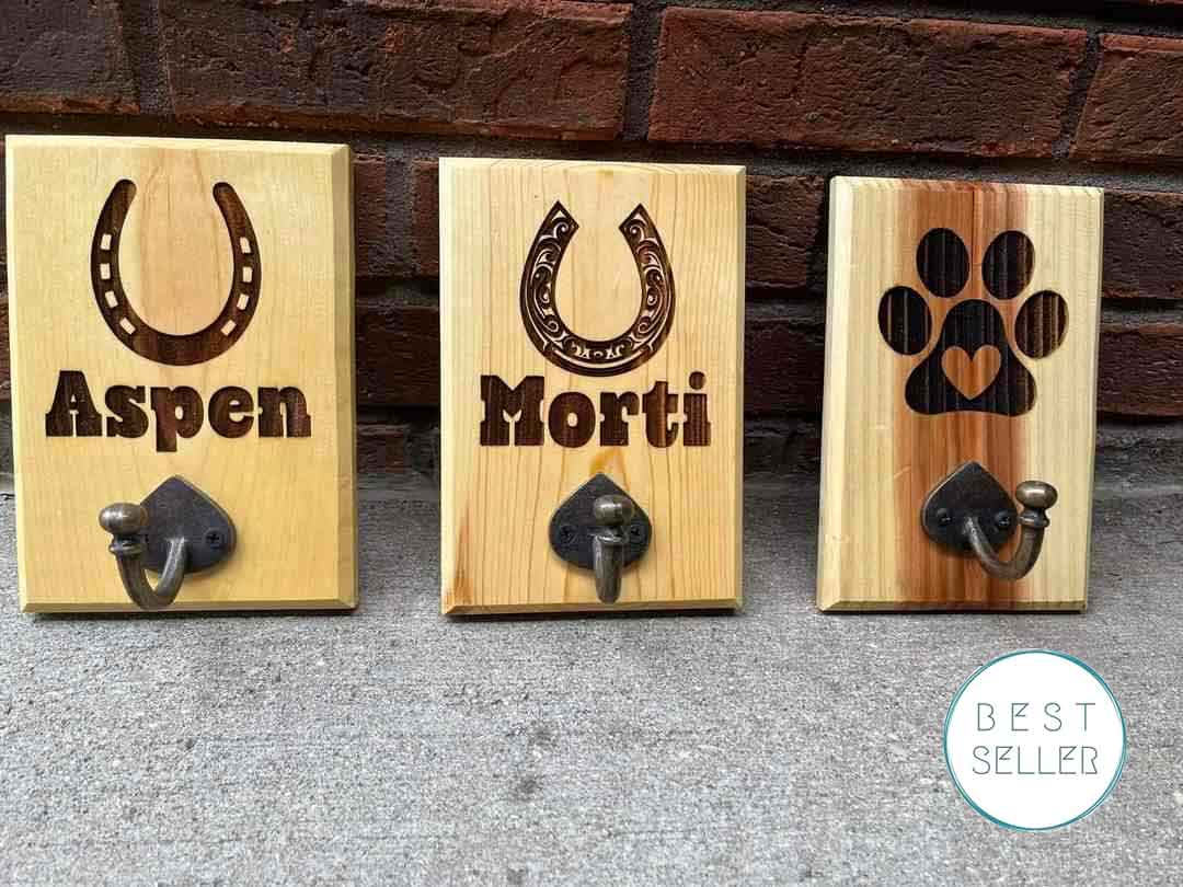 A functional and charming accessory designed to make dog ownership easier and hassle-free, featuring a sleek design that complements any home decor and ensures your dog's leash is always organized and easily accessible.