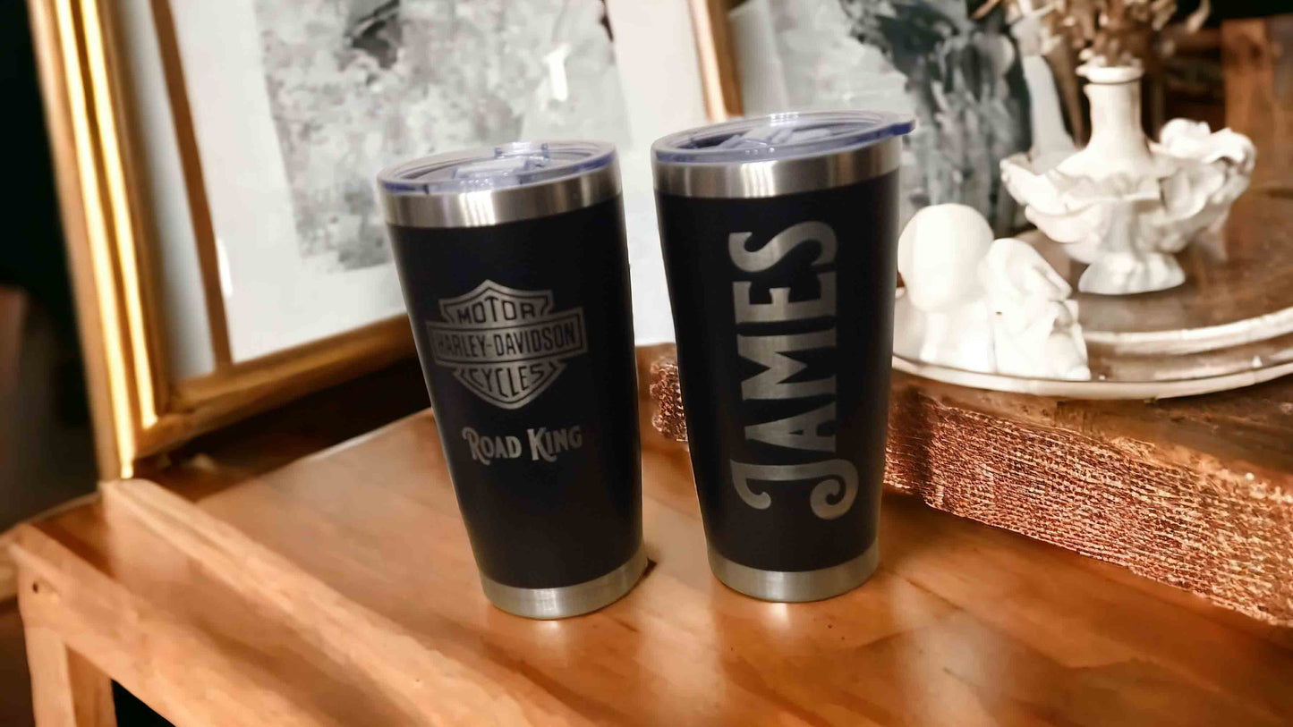 Personalized Impression 20oz Stainless Steel Tumbler with custom engraving