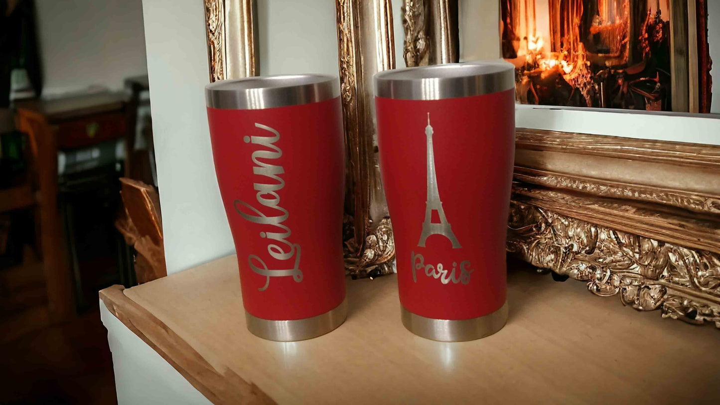 Personalized Impression 20oz Stainless Steel Tumbler with custom engraving