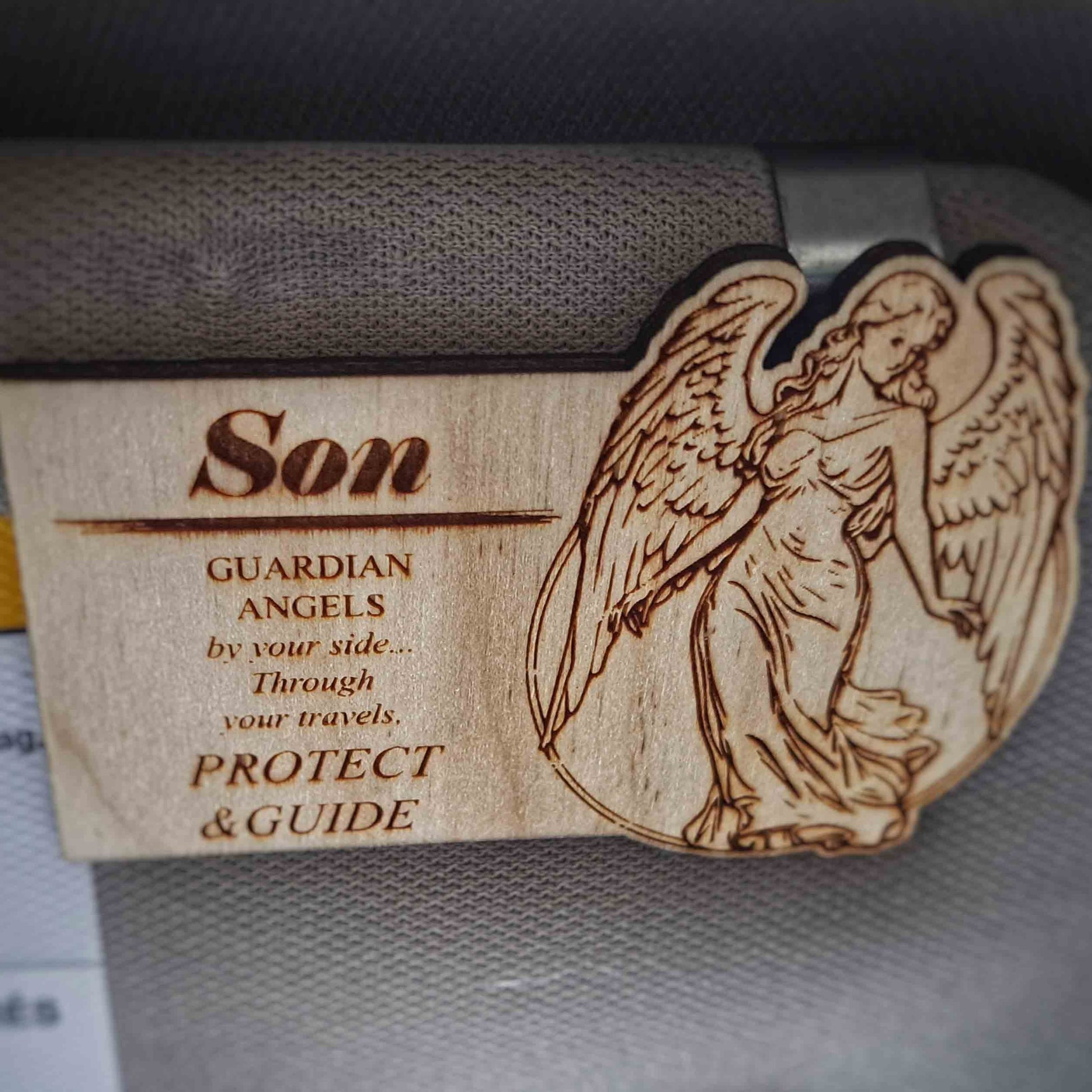 "Drive with Faith" - Saint and Guardian Angel Auto Charms - forgedartolley