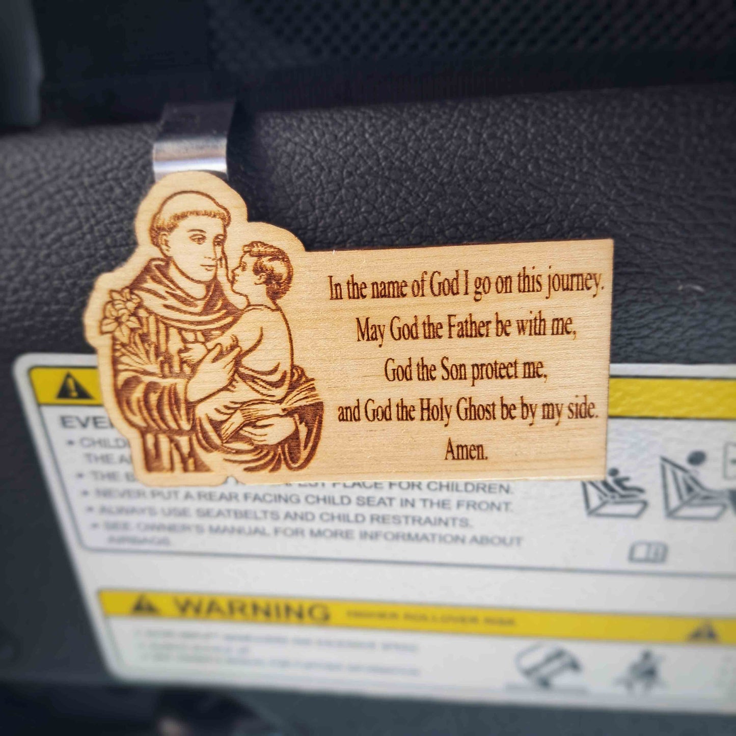 "Drive with Faith" - Saint and Guardian Angel Auto Charms