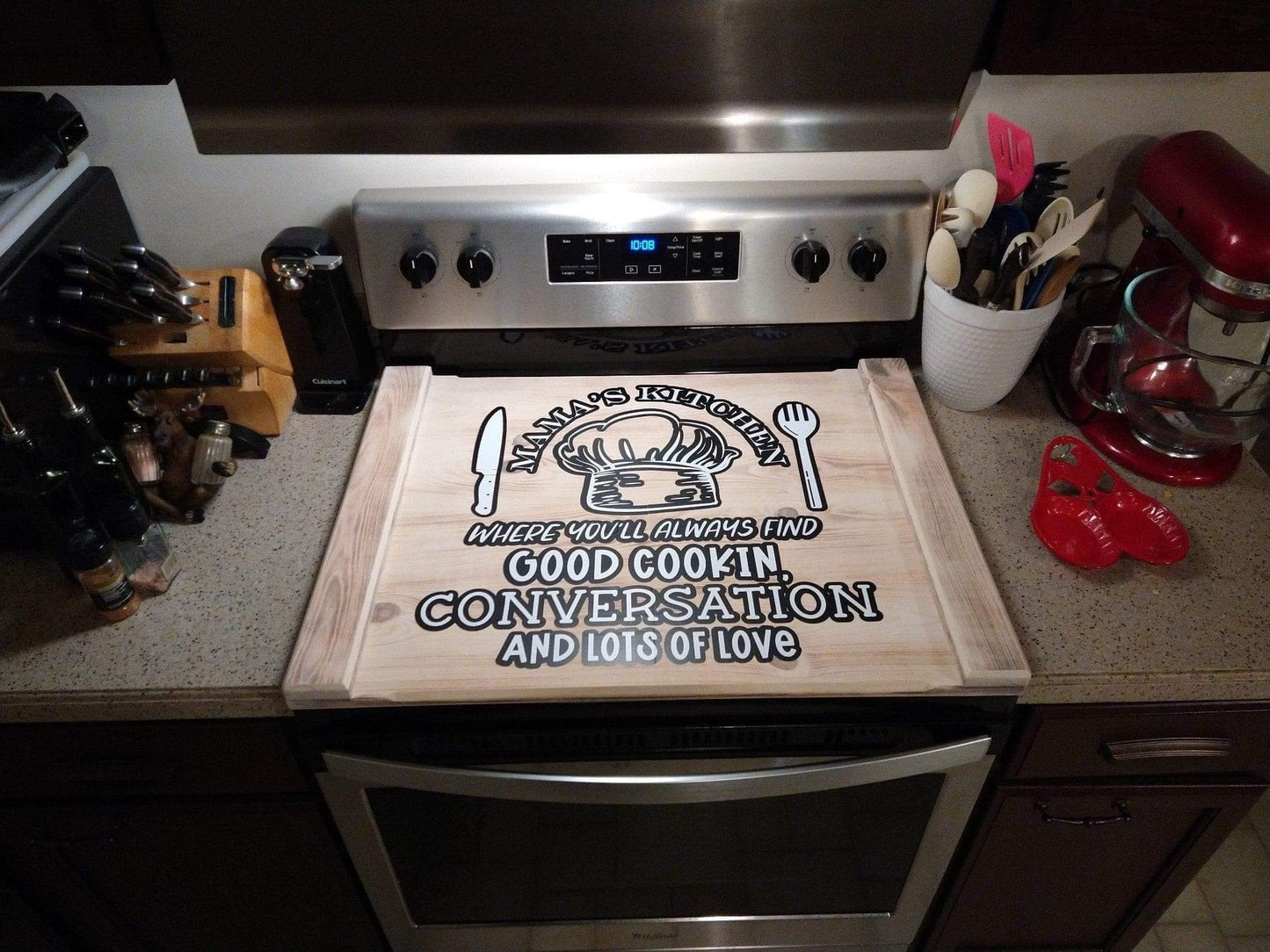 Noodle Board - Stylish wooden kitchen accessory for extra countertop space